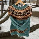 Lavinque Sweater Bleu / S Pull Hiver Scandinave | Rose | Doux et Chaleureux