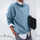 Lavinque Sweater Bleu / S Pull Oversize | Doux & Confortable | Style Décontracté Chic