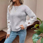 Lavinque Sweater Gris Clair / S Pull en maille | Bleu | Confortable et élégant