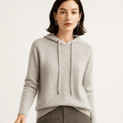 Lavinque Sweater Gris / S Pull en Cachemire Bleu | Ultra Doux & Élégant | Coupe Décontractée
