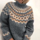 Lavinque Sweater Gris / S Pull Tricoté Nordique | Chaleureux | Doux et Authentique