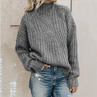 Lavinque Sweater Gris / XS Pull Maille Torsadée | Élégant | Chaleur et Confort