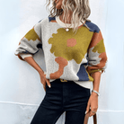 Lavinque Sweater Kaki / S Pull Graphique Coloré | Automne-Hiver | Style Tendance