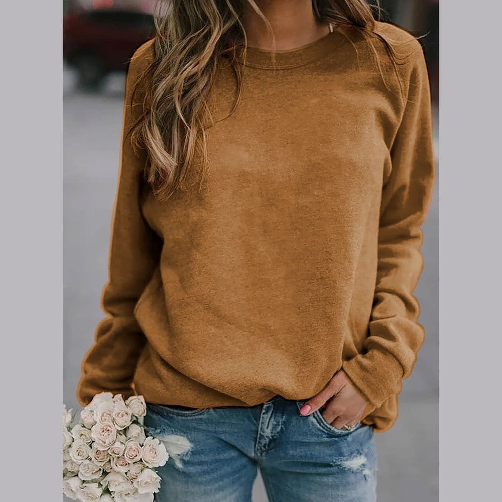 Lavinque Sweater Kaki / S Sweatshirt Basique à Manches Longues | Confort Décontracté | Doux & Polyvalent