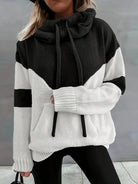 Lavinque Sweater Noir / S Pull à Col Montant | Maille Douce | Confort et Style Hivernal