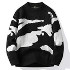 Lavinque Sweater Noir / S Pull Oversize Camouflage | Beige & Gris | Confort et Style Urbain