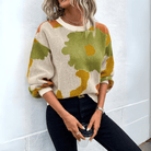 Lavinque Sweater Orange / S Pull Graphique Coloré | Automne-Hiver | Style Tendance