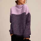 Lavinque Sweater Pourpre / S Pull Oversize en Tricot | Chaleur | Élégance et Confort