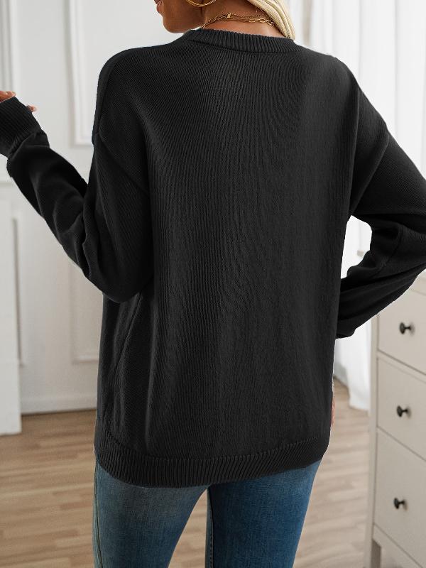 Lavinque Sweater Pull ample en maille douce | Pull | Élégance et confort quotidien