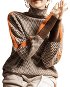 Lavinque Sweater Pull Col Montant | Maille Chaude | Élégant et Moderne