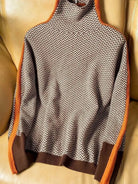 Lavinque Sweater Pull Col Montant | Maille Chaude | Élégant et Moderne