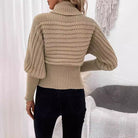 Lavinque Sweater Pull Col Roulé | Maille Tricotée | Élégant et Chaleureux