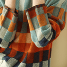 Lavinque Sweater Pull Coloré à Carreaux | Multicolore | Joyeux et Tendance