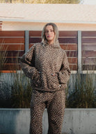 Lavinque Sweater Pull Court à Capuche | Effet Fourrure | Style Tendance et Confortable