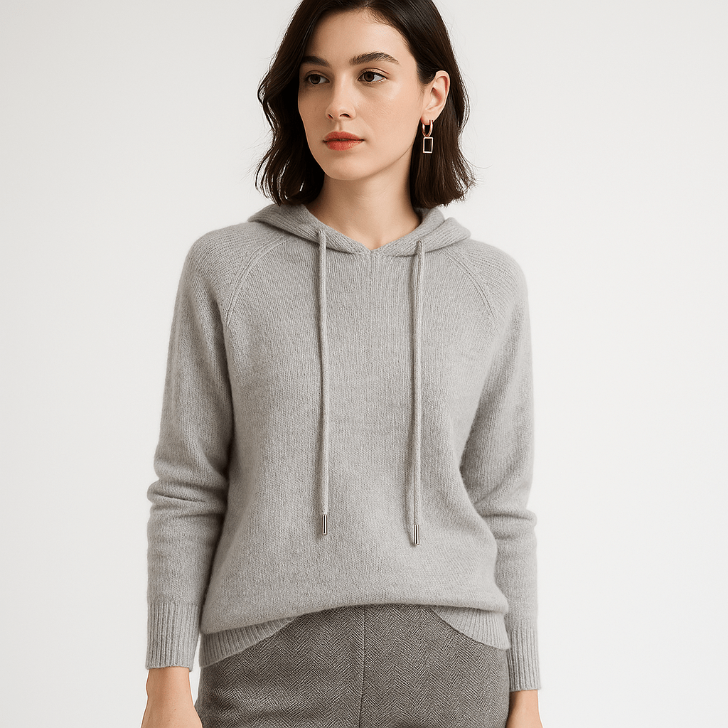 Lavinque Sweater Pull en Cachemire Bleu | Ultra Doux & Élégant | Coupe Décontractée