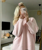 Lavinque Sweater Pull Femme | Oversize & Doux | Confort et Élégance Décontractée