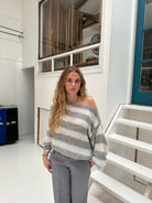 Lavinque Sweater Pull Femme | Rayé & Confortable | Look Casual Chic