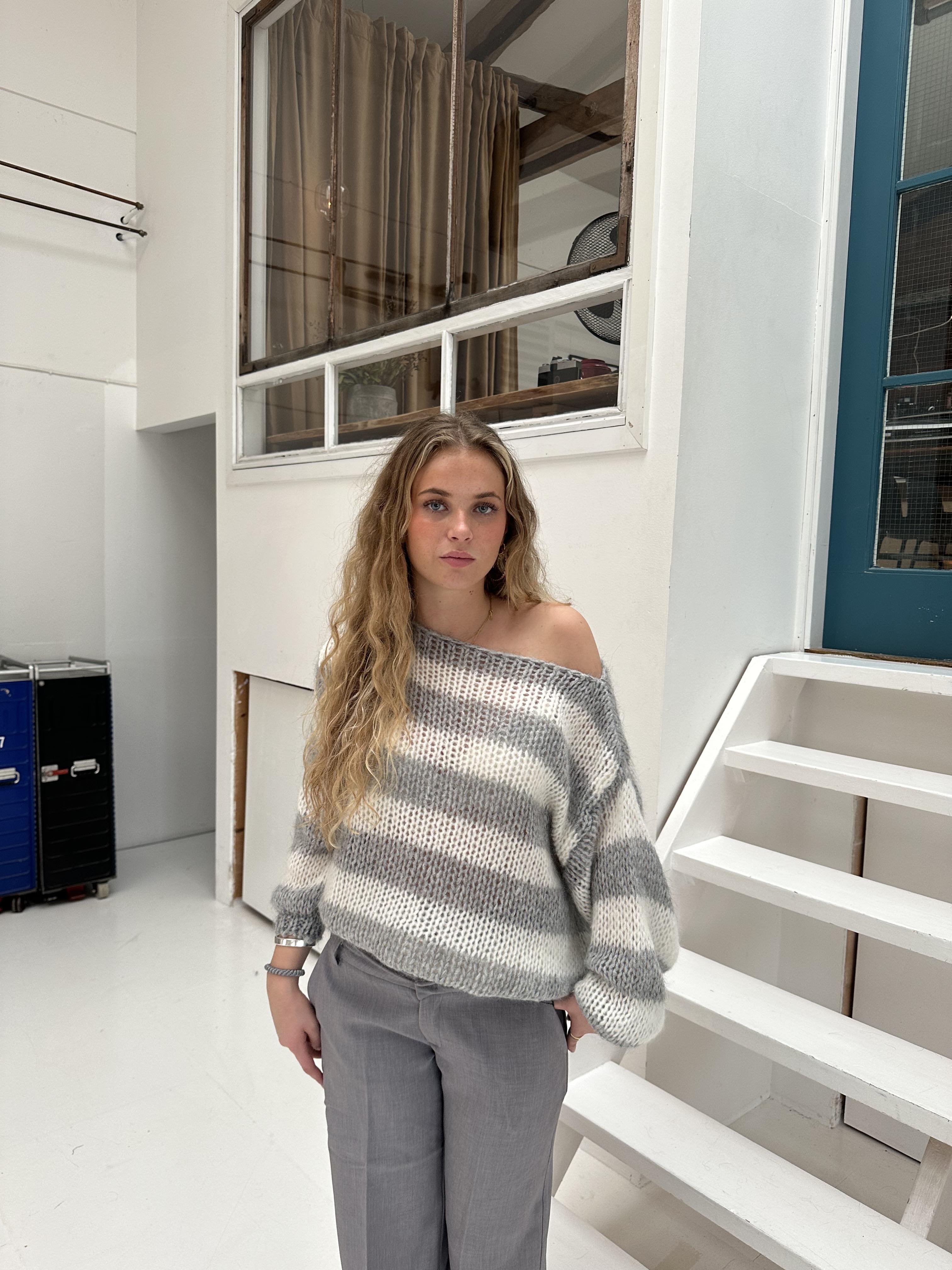 Lavinque Sweater Pull Femme | Rayé & Confortable | Look Casual Chic