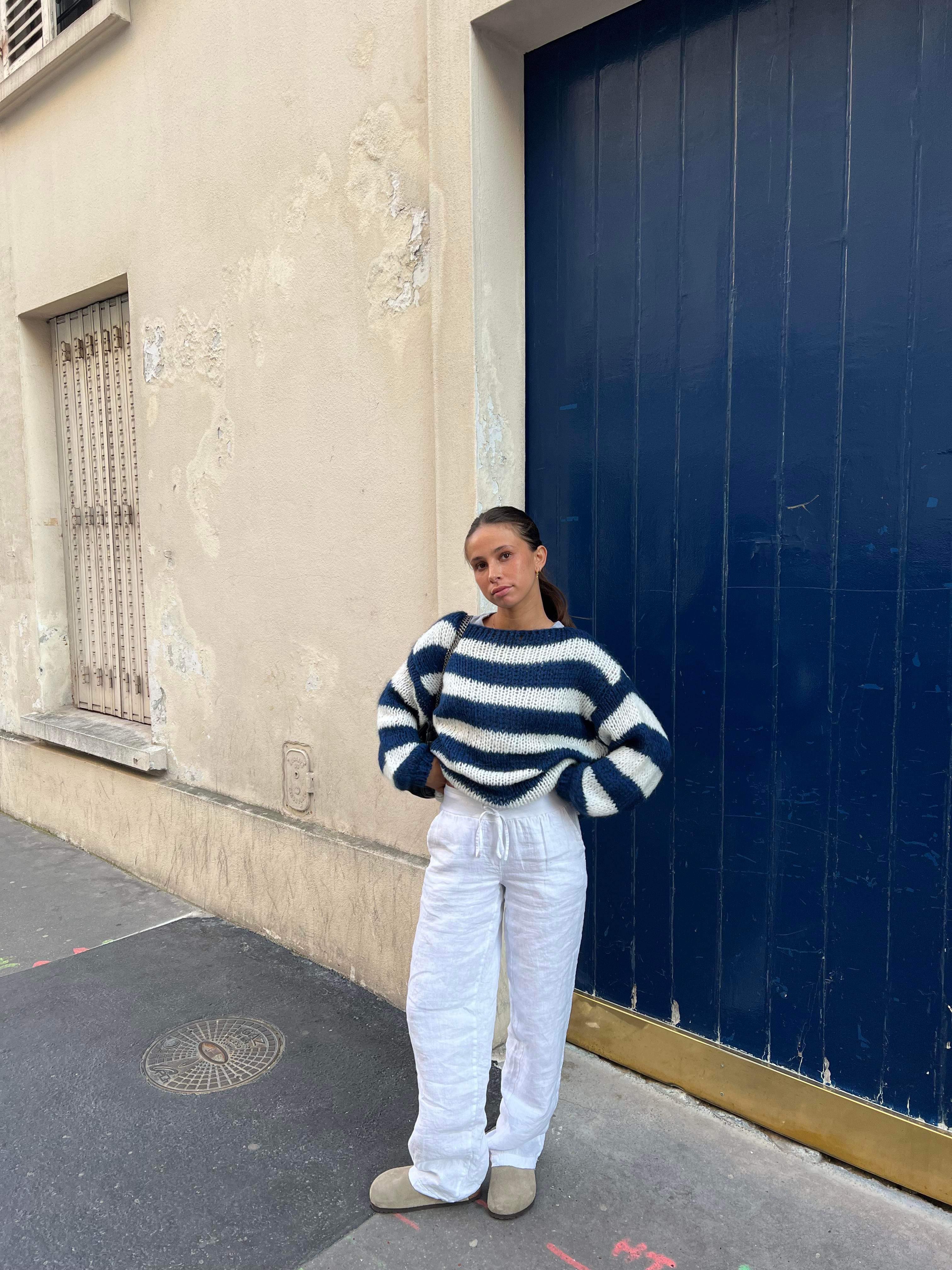 Lavinque Sweater Pull Femme | Rayé & Confortable | Look Casual Chic