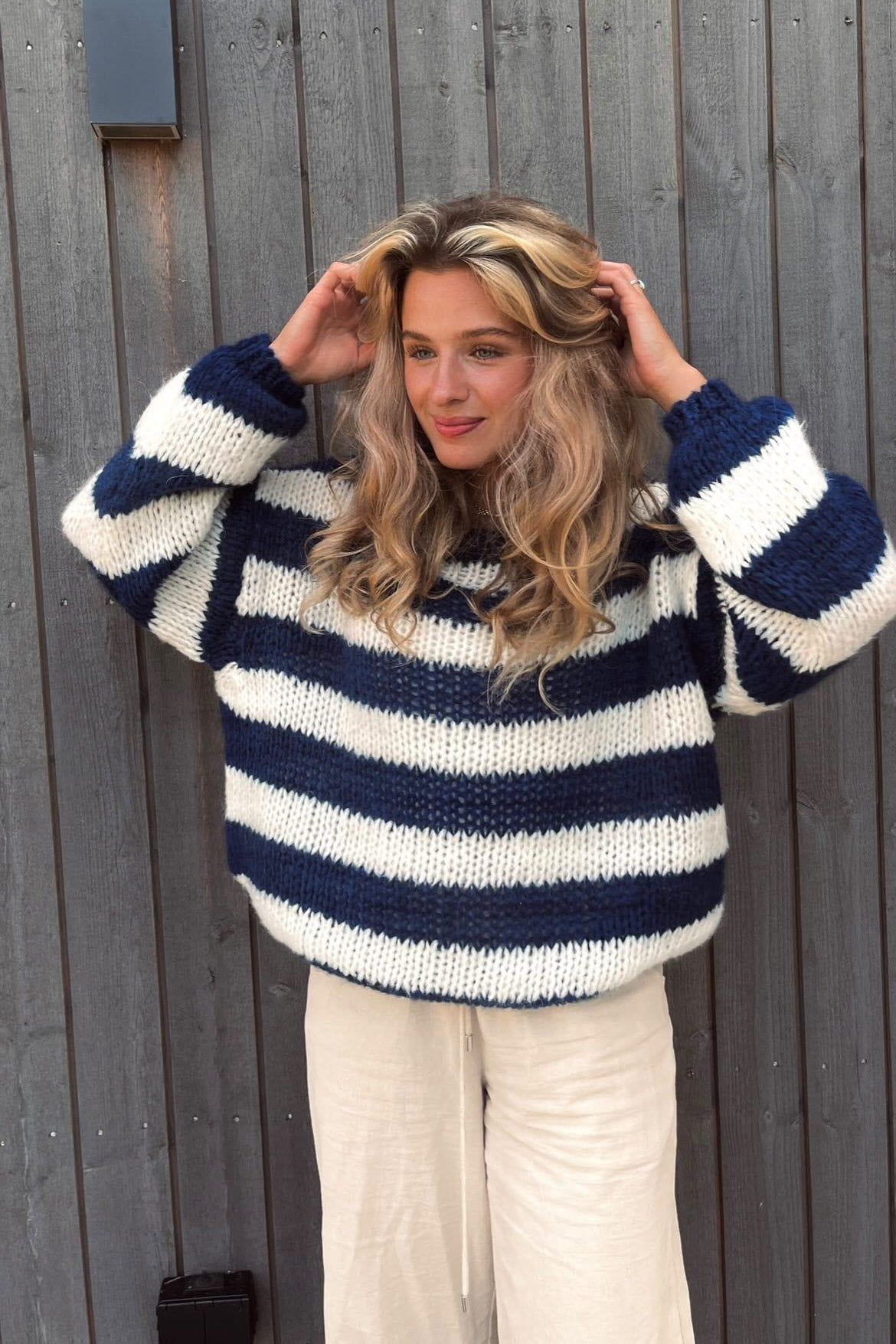 Lavinque Sweater Pull Femme | Rayé & Confortable | Look Casual Chic