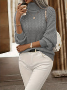 Lavinque Sweater Pull Maille Texturée | Confort | Chic et Intemporel