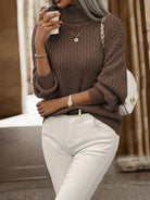 Lavinque Sweater Pull Maille Texturée | Confort | Chic et Intemporel