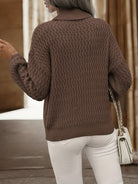 Lavinque Sweater Pull Maille Texturée | Confort | Chic et Intemporel