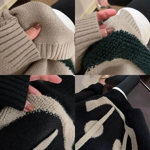 Lavinque Sweater Pull Oversize à Capuche Smiley | Streetwear | Confort et Style Décontracté