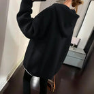 Lavinque Sweater Pull Oversize à Capuche Smiley | Streetwear | Confort et Style Décontracté
