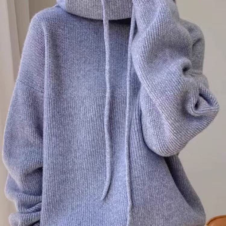 Lavinque Sweater Pull Oversize à Col Roulé | Maille Douce | Chaleur et Élégance Décontractée