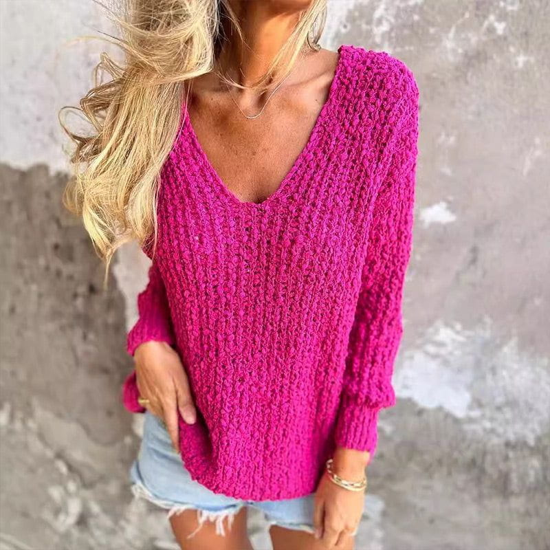 Lavinque Sweater Pull Oversize en Tricot | Douceur | Chaleur et Style Décontracté
