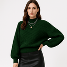 Lavinque Sweater Pull Torsadé Femme | Tricot Texturé | Coupe Ample Élégante