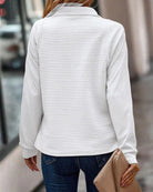Lavinque Sweater Pull Zippé | Tricot Doux | Confort et Style