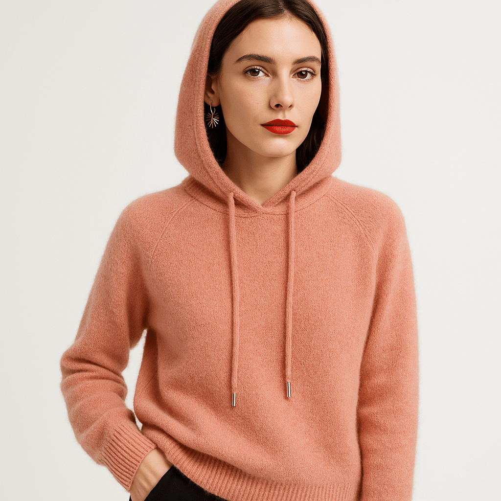 Lavinque Sweater Rose / S Pull en Cachemire Bleu | Ultra Doux & Élégant | Coupe Décontractée