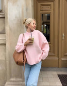 Lavinque Sweater Rose / S Pull Femme | Oversize & Doux | Confort et Élégance Décontractée