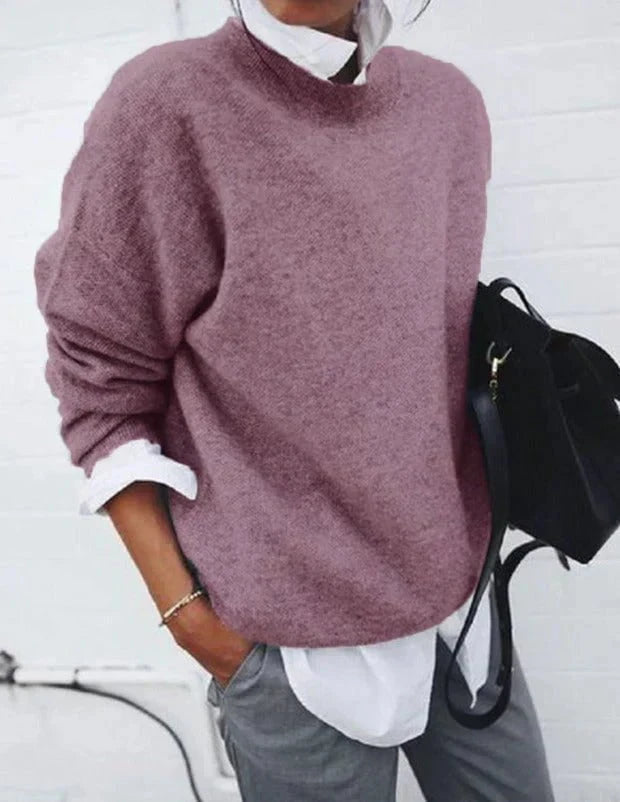 Lavinque Sweater Rose / S Pull Oversize | Doux & Confortable | Style Décontracté Chic