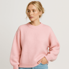 Lavinque Sweater Rose / S Pull Rose Pastel | Maille Duveteuse | Douceur et Minimalisme