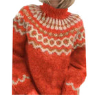 Lavinque Sweater Rouge / S Pull Tricoté Nordique | Chaleureux | Doux et Authentique