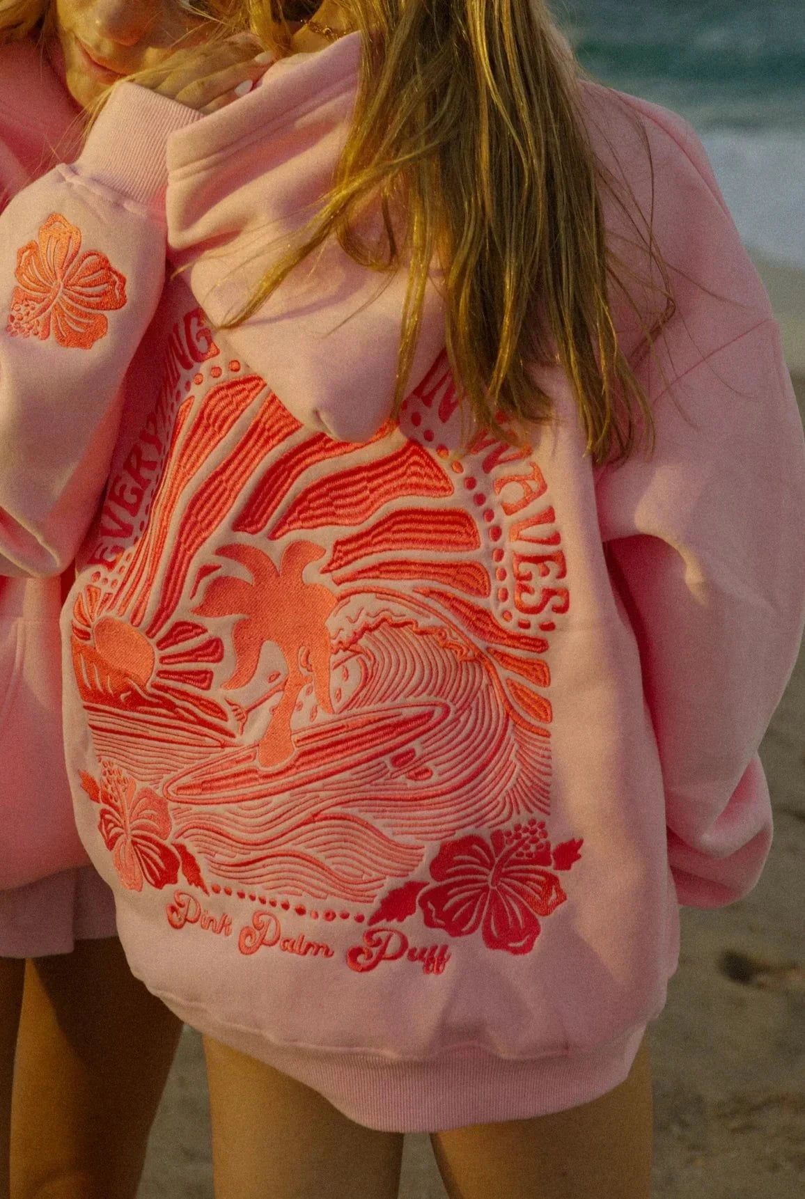 Lavinque Sweater Sweat à Capuche Oversize Surf Vibes | Confort & Style Décontracté | Parfait pour l'Été