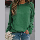 Lavinque Sweater Vert / S Sweatshirt Basique à Manches Longues | Confort Décontracté | Doux & Polyvalent