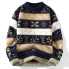 Lavinque Sweaters Gris foncé / S Pull Jacquard Hiver | Motifs Nordiques | Douillet et Authentique