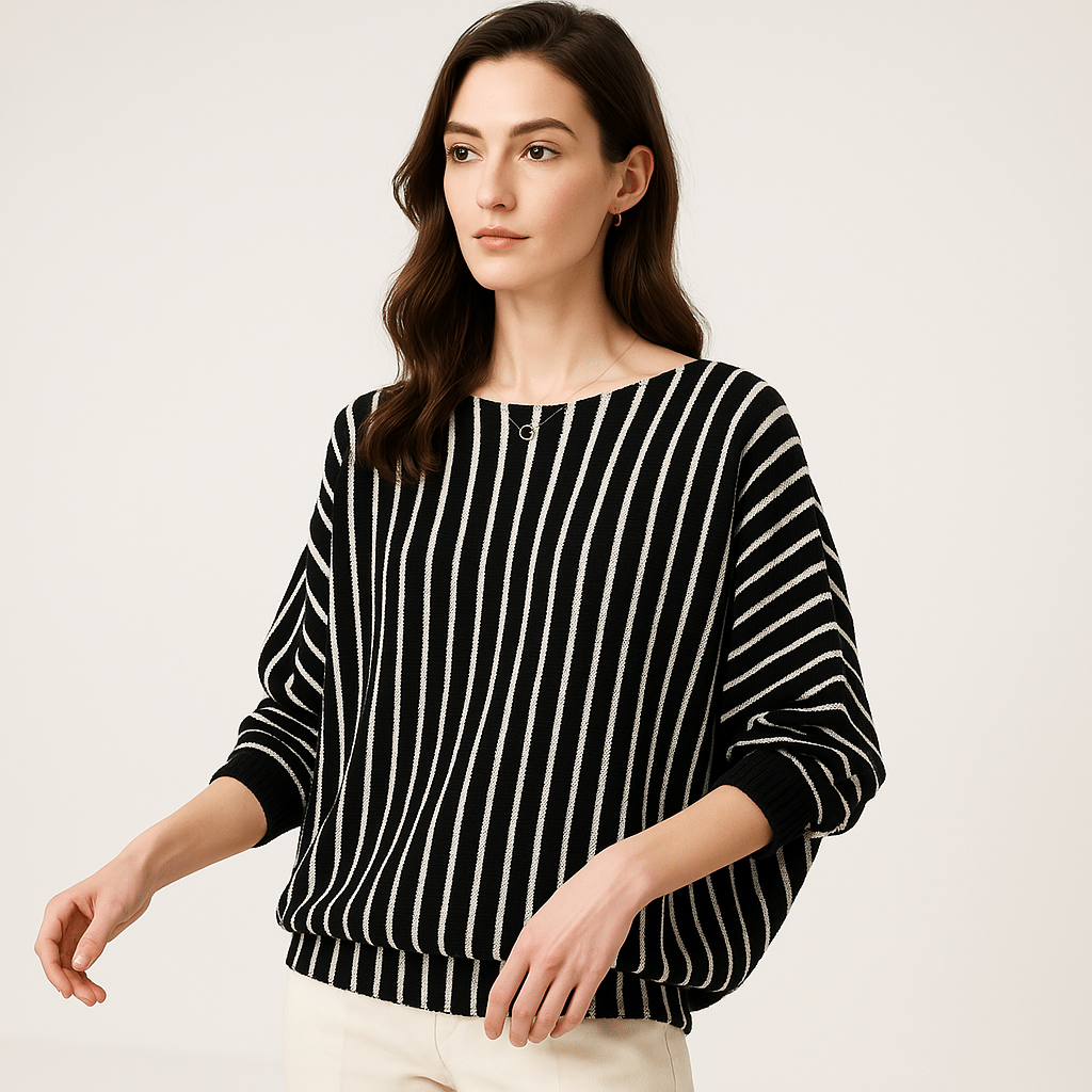 Lavinque Sweaters Pull à Rayures | Oversize | Confort & Élégance