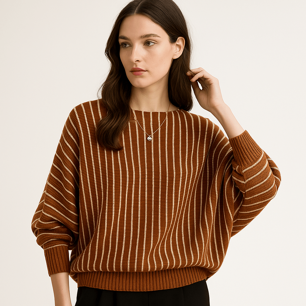Lavinque Sweaters Pull à Rayures | Oversize | Confort & Élégance