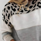 Lavinque Sweaters Pull Léopard Tricolore | Tendance & Élégant | Confort Quotidien