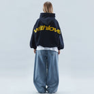 Lavinque Sweatshirts Bleu Marine / S Hoodie Oversize Withlove | Coton Mélangé | Confort Streetwear