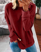 Lavinque Sweatshirts Bordeaux / XS Sweatshirt Casual | Coton & Polyester | Confort et Style Décontracté