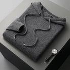 Lavinque Sweatshirts Gris foncé / S Sweat à Capuche en Cachemire | Luxe | Doux et Confortable
