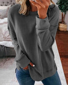 Lavinque Sweatshirts Gris foncé / XS Sweatshirt Casual | Coton & Polyester | Confort et Style Décontracté