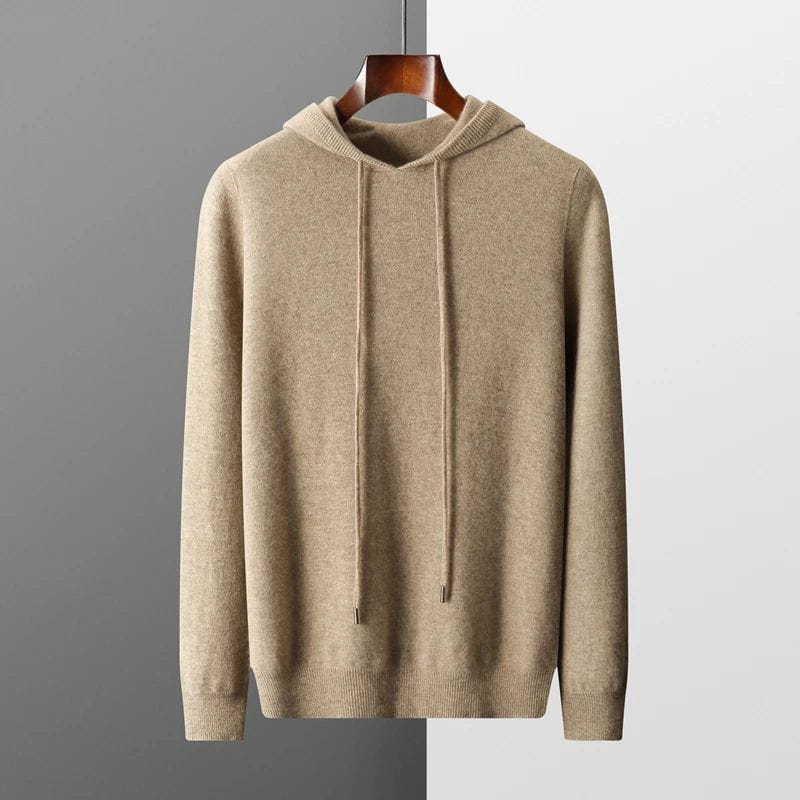 Lavinque Sweatshirts Kaki / S Sweat à Capuche en Cachemire | Luxe | Doux et Confortable