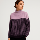 Lavinque Sweatshirts Pull Graphique | Col Montant | Confort et Style d’Hiver